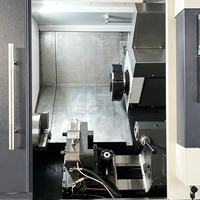 Torno CNC Horizontal de Servicio Pesado TC4580 Directo de Fábrica, Torno de Bancada Inclinada GSK Totalmente Automático