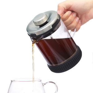 فاخرة صغيرة بسعة كبيرة للسفر مع الفولاذ المقاوم للصدأ يدوية آلة صنع قهوة قهوة فرنسية يدوية - Product Image 5