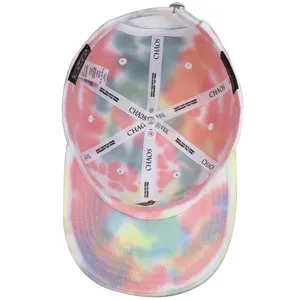 Tùy Chỉnh Chất Lượng Cao Bóng Chày Đỉnh Tie Dye Rửa Hat Và Cap