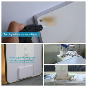 <span class=keywords><strong>Miroir</strong></span> intelligent de salle de bain à LED avec écran tactile, anti-buée, éclairage intégré, design moderne, indice de protection IP44, <span class=keywords><strong>miroir</strong></span> intelligent mural pour salle de bain - Product Image 5