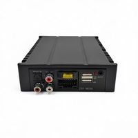 Amplificateur audio de voiture professionnel universel DSP 4 canaux 4*80W, boîtier en aluminium