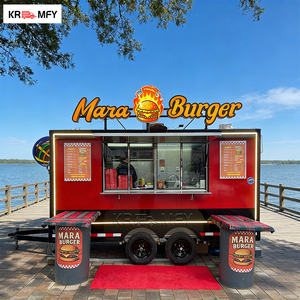 Carrito de Hot Dogs Multifuncional Prefabricado con Equipo de Cocina de Fibra de Vidrio y Aluminio para Uso Comercial en Exteriores - Product Image 5