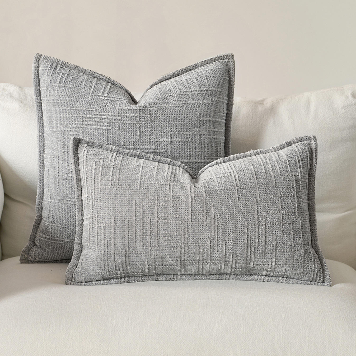 Bambou petit bord mouche gris clair