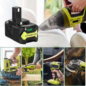 Reemplazo de capacidad Real 100% de <span class=keywords><strong>18</strong></span> V para batería <span class=keywords><strong>Ryobi</strong></span> Compatible con batería <span class=keywords><strong>Ryobi</strong></span> de <span class=keywords><strong>18</strong></span> voltios P102 P103 P107 P108 herramientas inalámbricas - Product Image 6