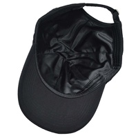 Gorra de Béisbol Unisex Multiestilo sin Estructura con Estampado de Leopardo/Puntos, Forro de Satén Negro, Estilo Dad Hat