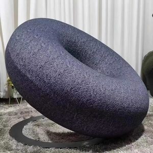 Fauteuil de salon simple en tissu de style nordique, design créatif et luxueux, couleur <span class=keywords><strong>macaron</strong></span>, pour chambre à coucher - Product Image 3