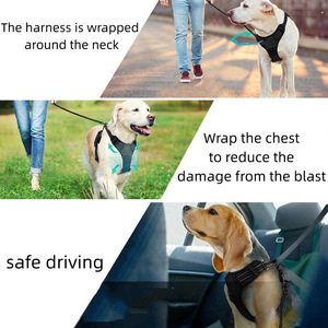 Tùy Chỉnh Không Có Kéo Con Chó Khai Thác Phản Quang Phía Trước Clip <span class=keywords><strong>Vest</strong></span> Với Xử Lý Có Thể Điều Chỉnh Khóa Dễ Dàng Để Đặt Trên Đi Ra Cho Chó Lớn - Product Image 3