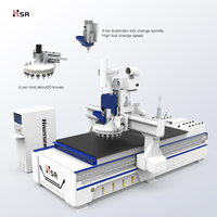 Machine de fraisage CNC pour le travail du bois 2025, modèle 1325, pour MDF et contreplaqué, 3 axes, moteur servo, broche simple, ATC