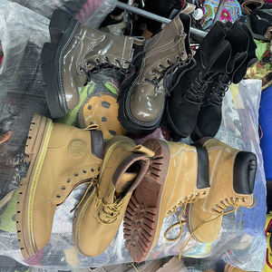 Vente en gros d'usine de chaussures d'occasion à la mode pour hommes bottes Martin chaussures pour hommes - Product Image 3