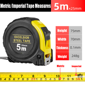 हॉट सेलिंग कस्टम समायोज्य 3 मीटर टेप माप 5 मीटर टेप माप 7.5 मीटर 10 मीटर डिजिटल टेप माप कार्यालय उपकरण के साथ - Product Image 3