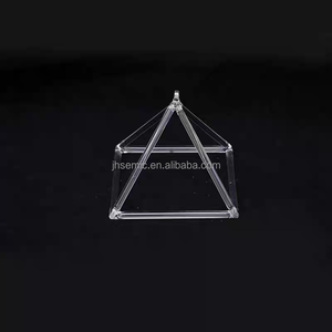 Diapason cristallo fonoterapia trasparente manico diapason meditazione Yoga strumento a percussione bastone in pelle di pecora - Product Image 5