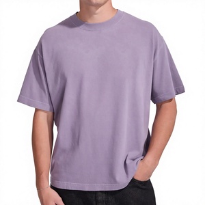 OEM High Quality Drop Shoulder Panel Customizable Summer Sports T-Shirt Streetwear Embroidered Logo Make Your Own Breathable - Product Image 1