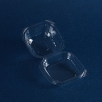 Boîte d'emballage de gâteau personnalisable en PET transparent de qualité alimentaire avec impression UV pour BOHE BHCB-S05-X103