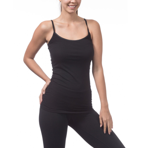 Débardeurs à séchage rapide durables pour femmes hauts de gymnastique unis d'entraînement multicolores longueur courte tissu tricoté prix d'usine en gros - Product Image 4