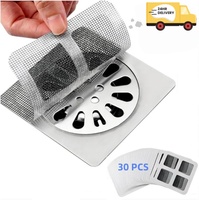 Autocollants en maille jetables pour drain de douche - Faciles à utiliser, imperméables et jetables, disponibles en lot économique