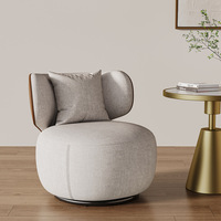 Chaise de canapé pivotante simple lumière luxe salon balcon chaise de loisirs créative chaise de négociation réception minimaliste
