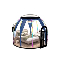 Carpas Prefabricadas para Exteriores, Diseño Chino, Impermeables, Tipo Domo Glamping para Hoteles, Villas y Parques