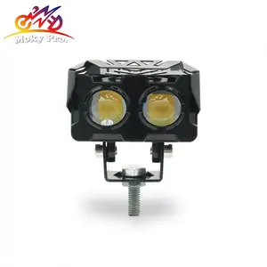 H4 LED Angel EYES COB Motorcycle Motorbike Scooter Fog Light Headlight  Bulbs 40W