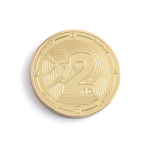 Moneda de Recuerdo Personalizada, Redonda, de Metal, Chapada en Oro, Artesanía Creativa - Product Image 4
