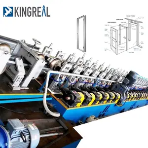 Metalen Stalen Deurkozijn Rolvormmachine Automatische Hele Deur Frame Frame Maken Machine Fabriek Prijs