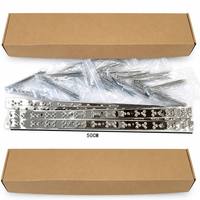 Kit complet d'épines anti-oiseaux en acier inoxydable 304, base 304 + épines 304, 100 % antirouille, bandes dissuasives pour pigeons, OEM accepté