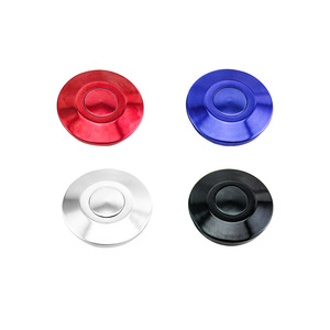สำหรับล็อคฝากระโปรงรถ อลูมิเนียมอัลลอยด์ ใช้ได้กับ BMW Audi Honda Toyota Mitsubishi สีแดง น้ำเงิน ดำ เงิน อะไหล่ตกแต่งอัพเกรด HP06 - Product Image 1