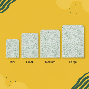 Customized <b>Biodegradable</b> Eco-Friendly Recyclable Disposable Bakery Cookie Greaseproof Kraft <b>Paper</b> Bags for Burger Snack - Product Image 3