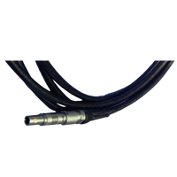 Cable de Señal Coaxial de Baja Atenuación con Conectores BNC/SMA/M5, Impedancia de 50 Ohmios, 1 Año de Garantía para Pruebas de Emisión Acústica
