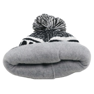 Gorros de Invierno Tejidos Personalizados, Gorro de Punto con Forro Polar, con Múltiples Logotipos, Cálido, Unisex, para Adultos, Estilo Pescador - Product Image 2