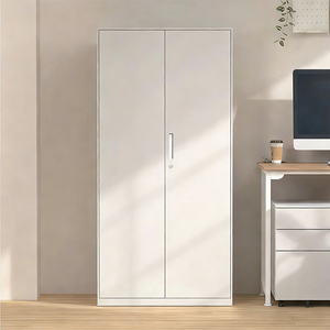 <span class=keywords><strong>Armario</strong></span> <span class=keywords><strong>de</strong></span> Almacenamiento Alto <span class=keywords><strong>de</strong></span> Acero Usado - Puerta Doble con Cerradura, Ajustable, Esencial para Oficina en Casa Moderna - Product Image 2