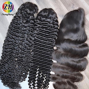 Peluca de cabello humano sin cola Natural indio crudo, peluca con malla frontal de cabello humano, cabello alineado con cutícula brasileña, peluca con encaje Frontal Full HD 360 - Product Image 4