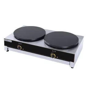 Hot Plate Industrial Electric Crepe Making Machine Double crepe and pancake makers