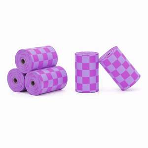 Sacs à déjections canines biodégradables certifiés, écologiques et durables, parfum citron, style luxueux - Product Image 2