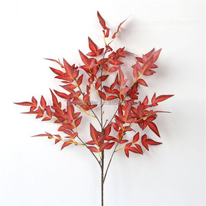E-799 Precios Bajos Planta Artificial de Primera Calidad, Hierba Verde, Flores Artificiales, <span class=keywords><strong>Nandina</strong></span> Domestica Artificial - Product Image 3