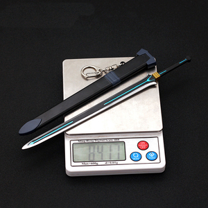 Alliage de zinc tout métal petite épée jouet épée Art en ligne Alicization Kirigaya <span class=keywords><strong>Kazuto</strong></span> Elucidator 22cm 84g enfants jouet - Product Image 6