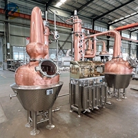 Alambic à double pot efficace ZJ pour la production de whisky single malt de qualité supérieure