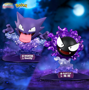 Figurine officielle Pokémon de la série Shining Moments, <span class=keywords><strong>Haunter</strong></span>, petite figurine, ornement de collection à effet transparent, boîte mystère, cadeau - Product Image 1