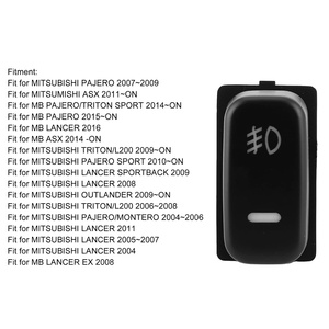 Interrupteur à double <span class=keywords><strong>bouton</strong></span> marche/arrêt pour Mitsubishi Outlander Lancer Eclipse Endeavor <span class=keywords><strong>Galant</strong></span>, feux antibrouillard de conduite - Product Image 4