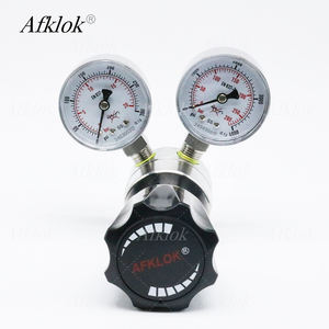Regolatore di Pressione AFKLOK in Acciaio Inox 316L di Alta Qualità, Regolatore Gas ad Alto Flusso per Argon, Ossigeno, Acetilene, 1/4\" NPT, Sistema Gas Industriale - Product Image 2