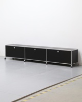 Meuble de rangement latéral en acier inoxydable au design moderne, étagères multifonctionnelles, meuble de rangement pour salon, durable, antirouille