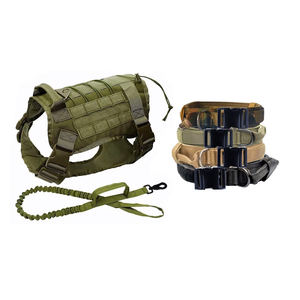 ファンシーファッションタティコタクティカルホルスタータクティカルハーネスサービスドッグカラーとリーシュセット - Product Image 4