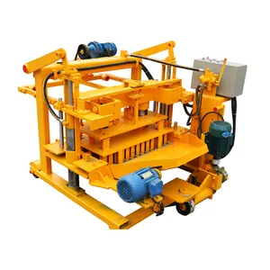 laying concrete block used presses for making bricks QT40-3a maquina bloquera ponedora