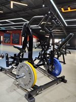 Équipement de gymnastique chargé par plaque de forme physique de gymnase commerciale d'intérieur professionnel rameurs Iso-latéraux pour l'entraînement de force de gymnase à la maison