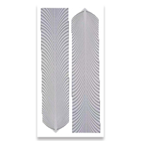 Panneaux muraux modernes en mousse PU imitation plumes, grands formats, imperméables et ignifuges pour l'intérieur