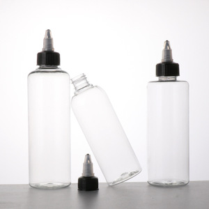 15ml - 200ml Clear Plastic Hair Oil Squeeze Bottle with <b>Twist</b>-open Cap for Essential Oils - Product Image 2