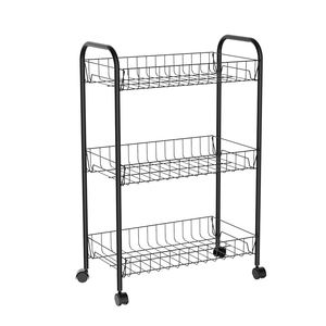 Promotie 3-laags Waskar Rollend Opbergrek Gap Keuken Opslag <span class=keywords><strong>Trolley</strong></span> Met Wielen En Handvat - Product Image 5