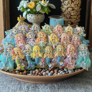 Pomme de terre émotionnelle en crochet, faite main, moderne et abstraite, motif animal de dessin animé, pour l'anniversaire et la décoration intérieure - Product Image 6