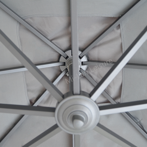 Parasol suspendu Roma de luxe commercial 3x3M en aluminium et acier DC-UM-101-S3 - Product Image 4