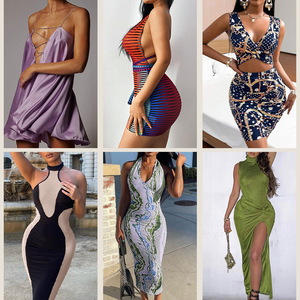 Nouvelles Robes d'été 2026 en Polyester/Coton Haut de Gamme et Tendance pour Femmes, Vêtements d'Occasion Tailles Mixtes, Stock Aléatoire - Product Image 5