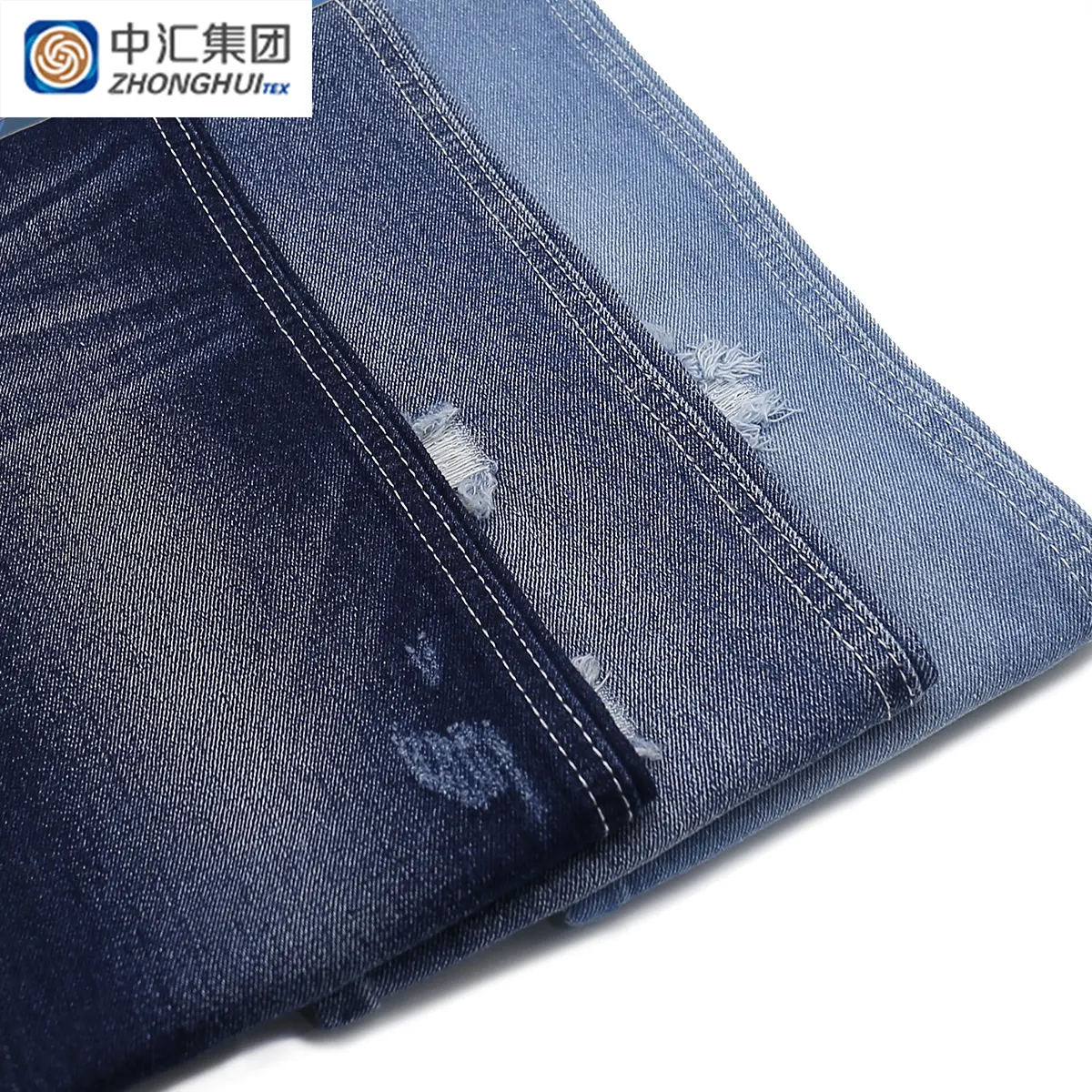 100% algodão indigo jeans tecido de sarja denim tecido com preço competitivo